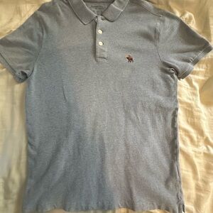 Abercrombie & Fitch Sky Blue Polo Shirt
